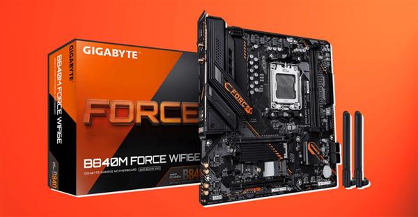 股票配资相关网址 技嘉推出入门级B840M FORCE WIFI6E主板：保留X3D Turbo与DDR5高阶调校